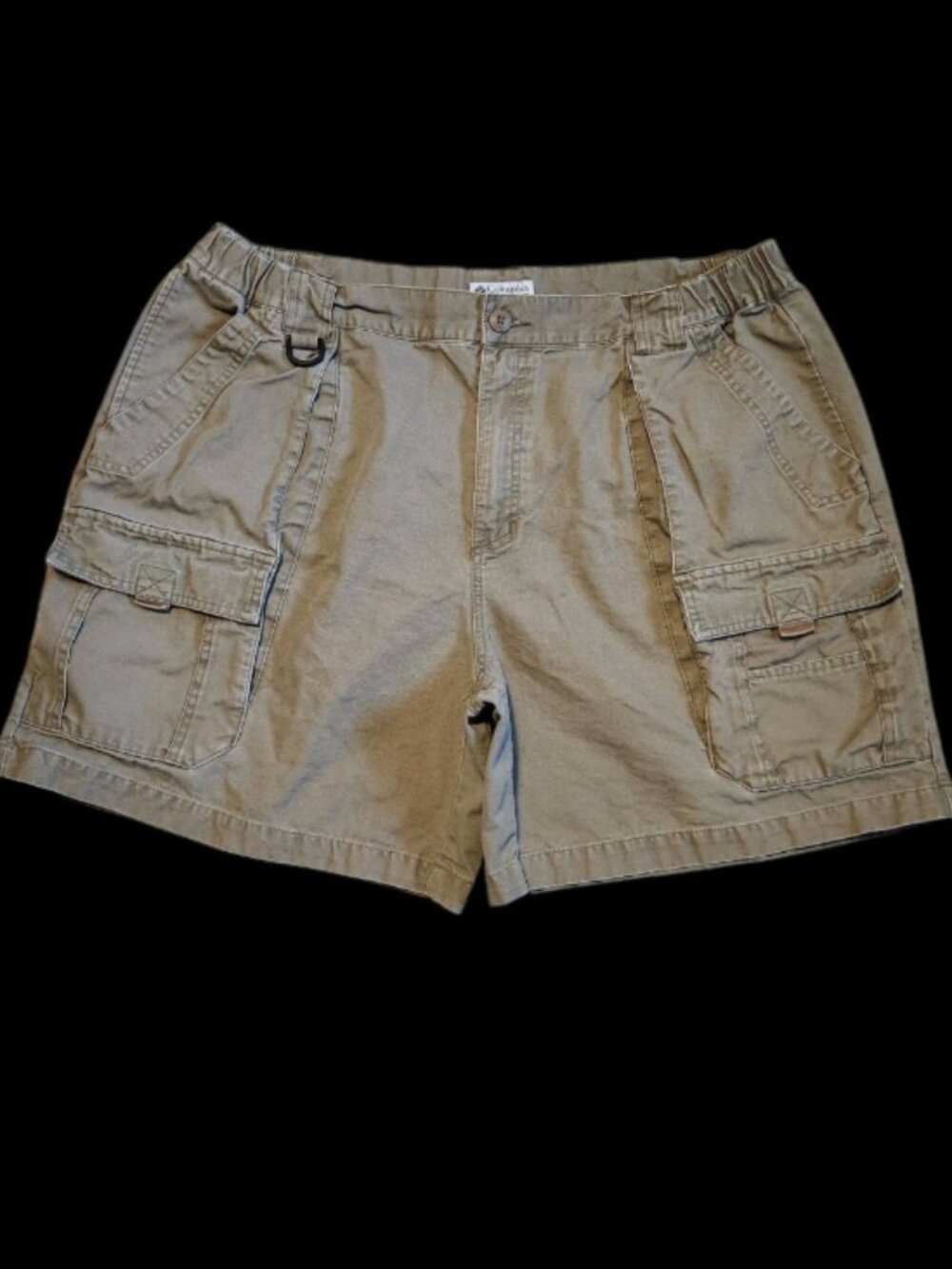 Columbia Cargo Shorts Mens XL Hiking Outdoor Rugged Khaki Pockets Canvas Cotton